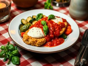 Frango à Parmegiana Low Carb Delícia