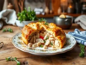 Torta Salgada Low Carb de Frango Deliciosa