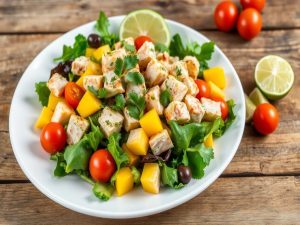 Salada de Atum Low Carb Tropical