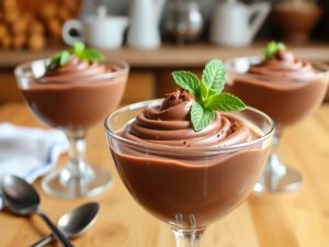 Mousse de Chocolate Low Carb Delícia Brasileira