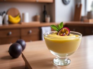 Mousse de Maracujá Low Carb Delícia Tropical