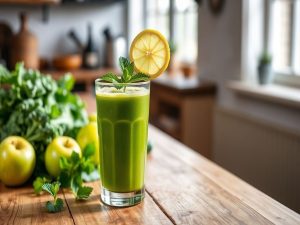 Suco Detox Verde Low Carb Refrescante