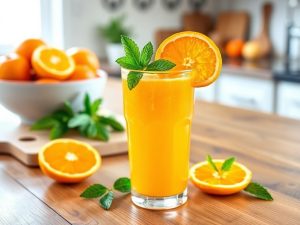 Suco de Laranja Low Carb Detox