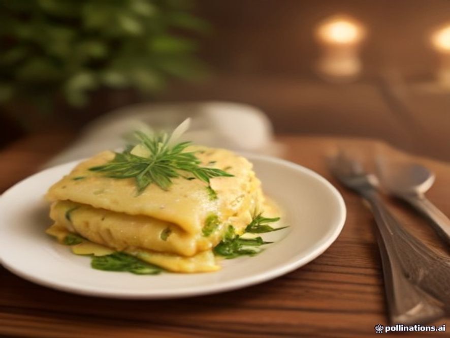 Ravióli de Lâminas de Abobrinha com Carne Moída